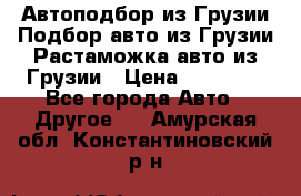 Автоподбор из Грузии.Подбор авто из Грузии.Растаможка авто из Грузии › Цена ­ 25 000 - Все города Авто » Другое   . Амурская обл.,Константиновский р-н